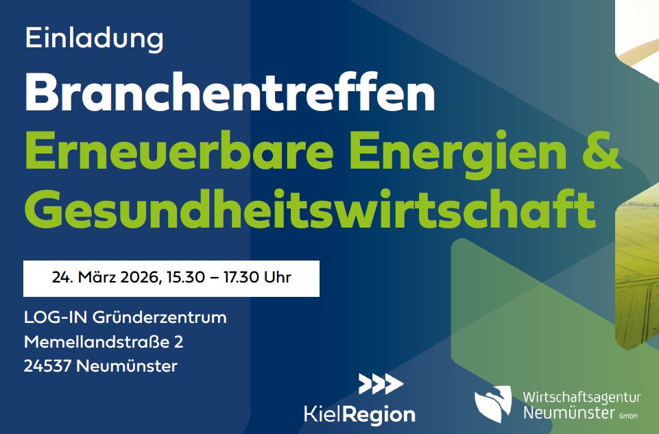 gestaltete Einladung zum Branchentreff