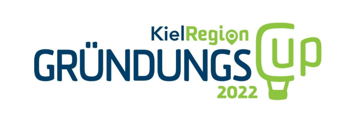 Logo des Wettbewerbs "GründungsCup 2022" der KielRegion