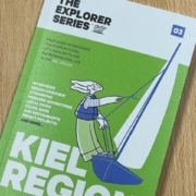 Foto einer Broschüre mit dem Titel Kiel Region.